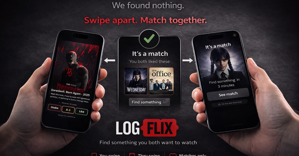Logflix: Ứng dụng giúp các cặp đôi giải quyết bài toán khó "tối nay xem gì?"