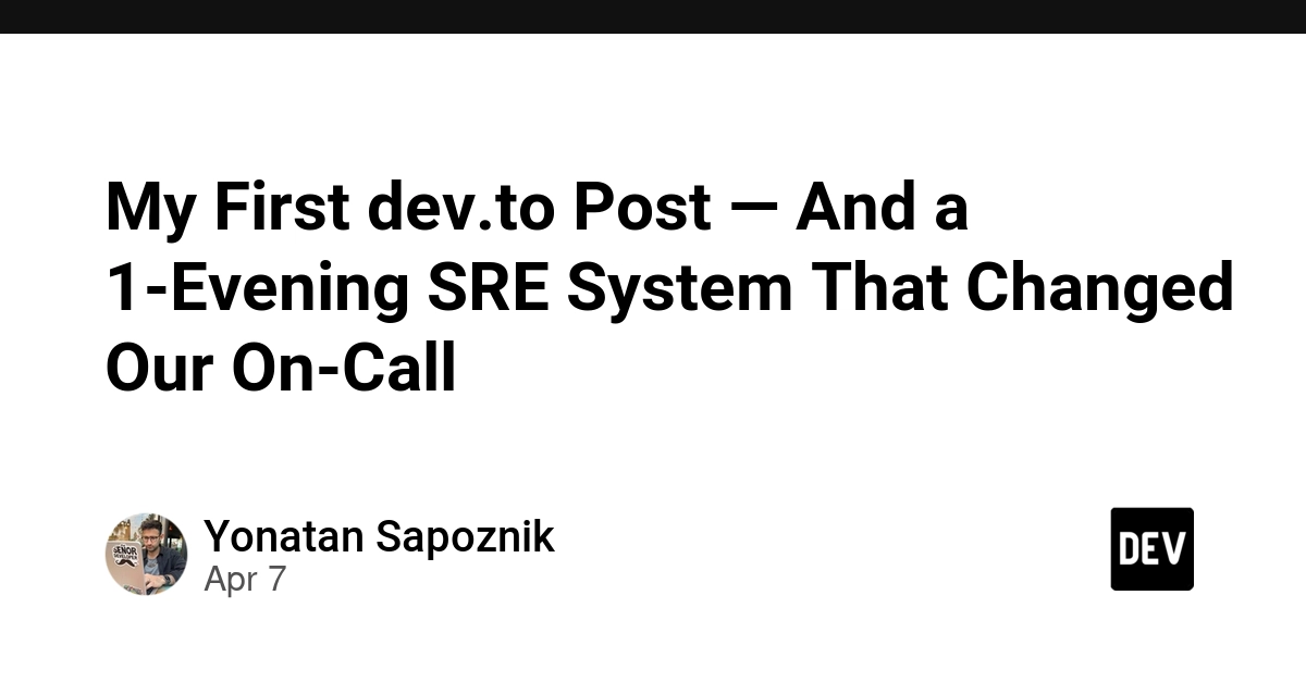 Hệ thống SRE làm bằng AI trong một buổi tối: Giảm thời gian xử lý sự cố xuống 4 phút