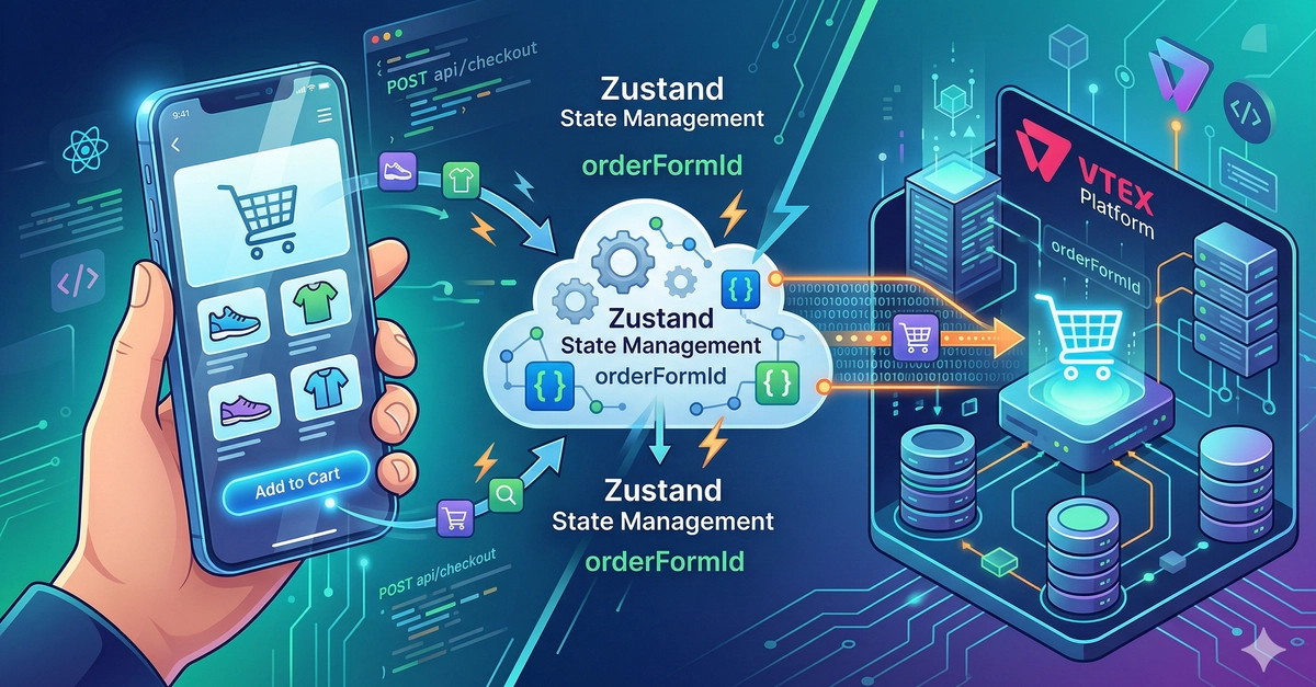 Đồng bộ hóa giỏ hàng giữa React Native và VTEX Checkout bằng Zustand