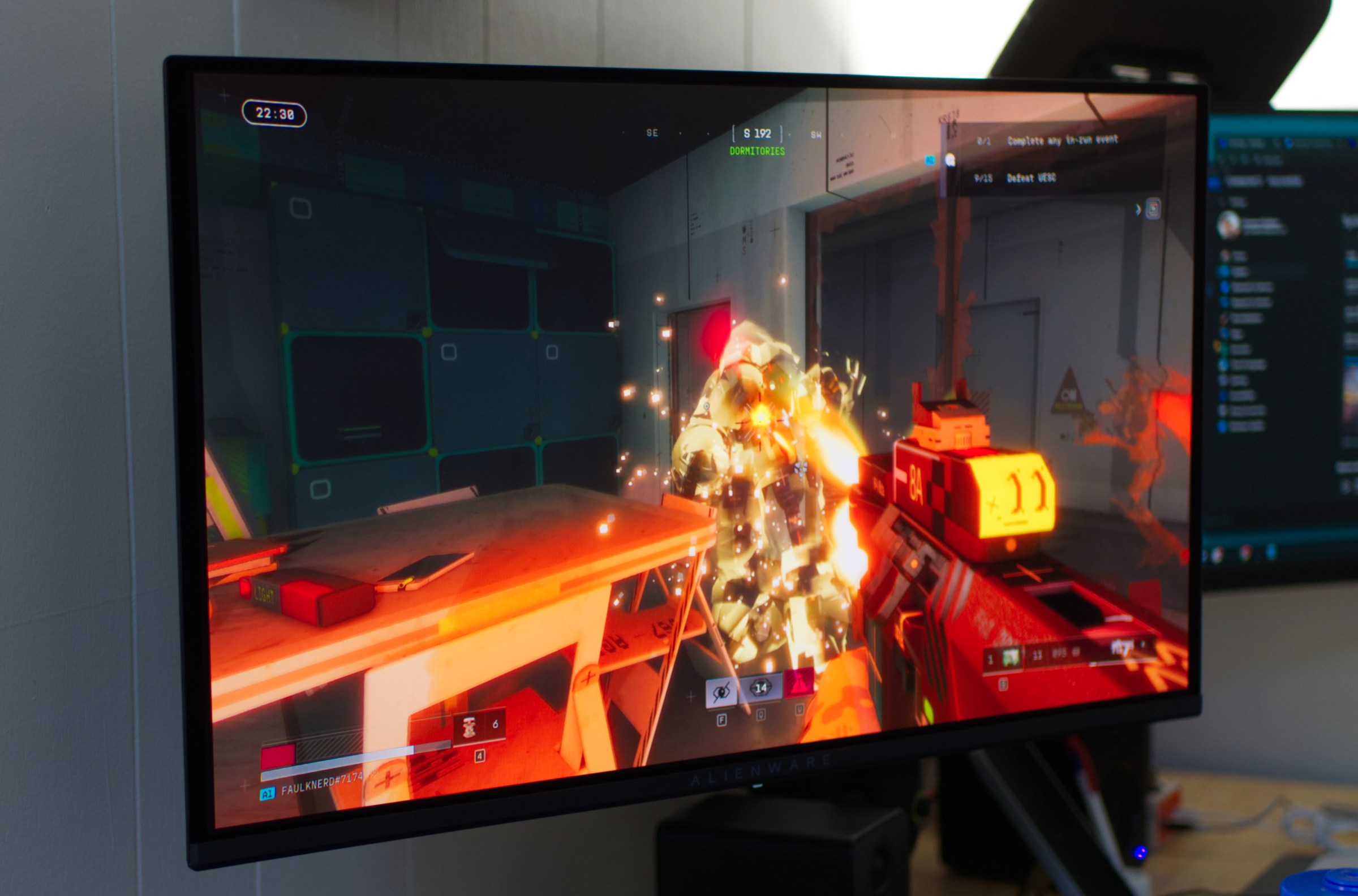 Chi tiết màn hình hiển thị game Marathon