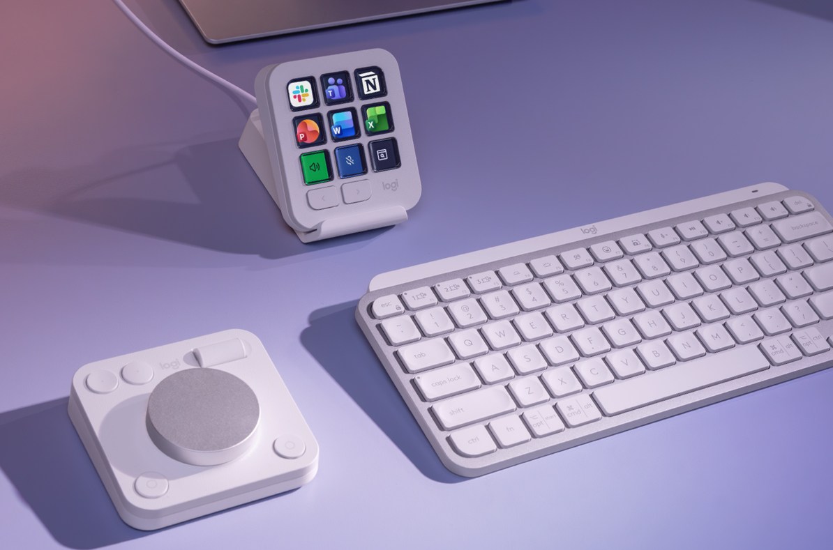 MX Creative Console và các phụ kiện MX tương thích với nhiều ứng dụng văn phòng