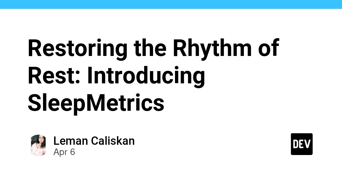 SleepMetrics: Ứng dụng AI giúp phân tích giấc ngủ và cảnh báo rối loạn sức khỏe