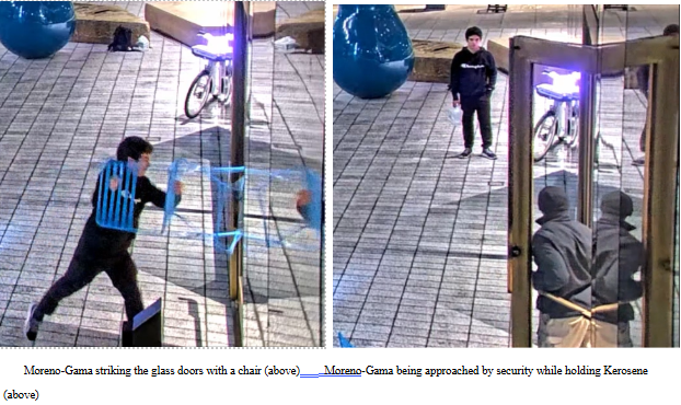 Hình ảnh nghi phạm tại trụ sở OpenAI - ảnh: DoJ