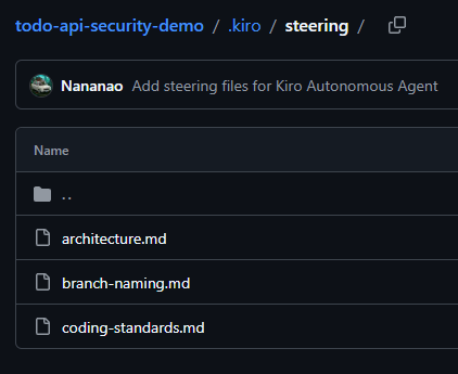 Cấu trúc thư mục và file Steering