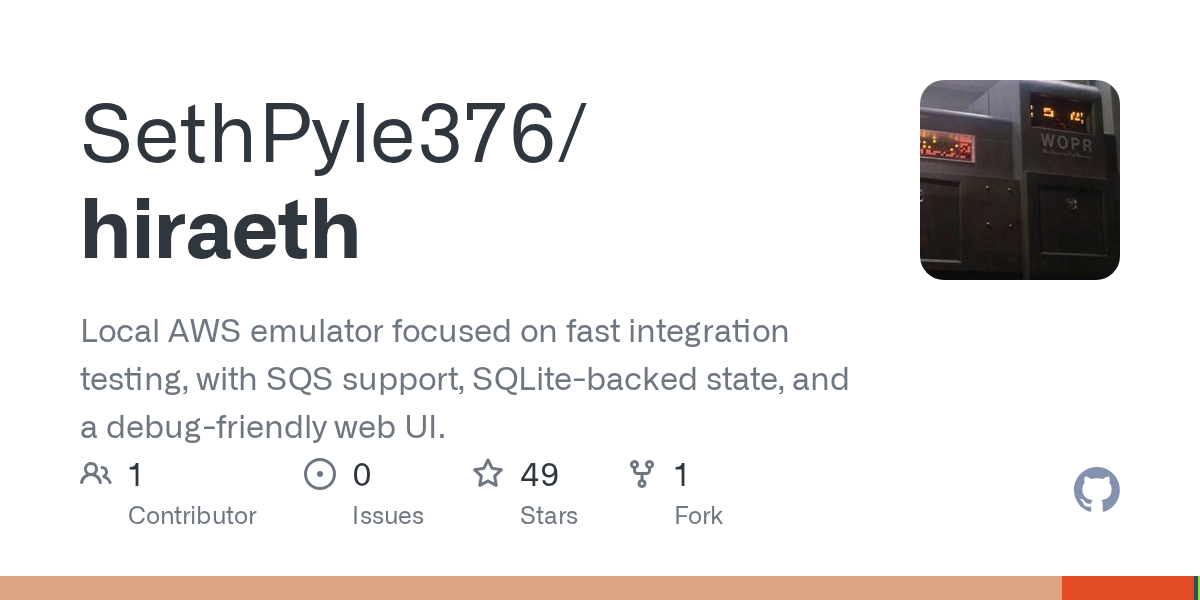 Hiraeth: Trình giả lập AWS siêu nhẹ dành cho môi trường phát triển cục bộ