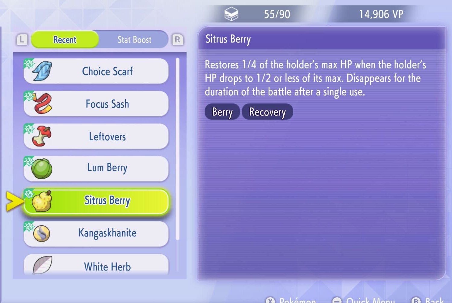 So sánh quả Berry