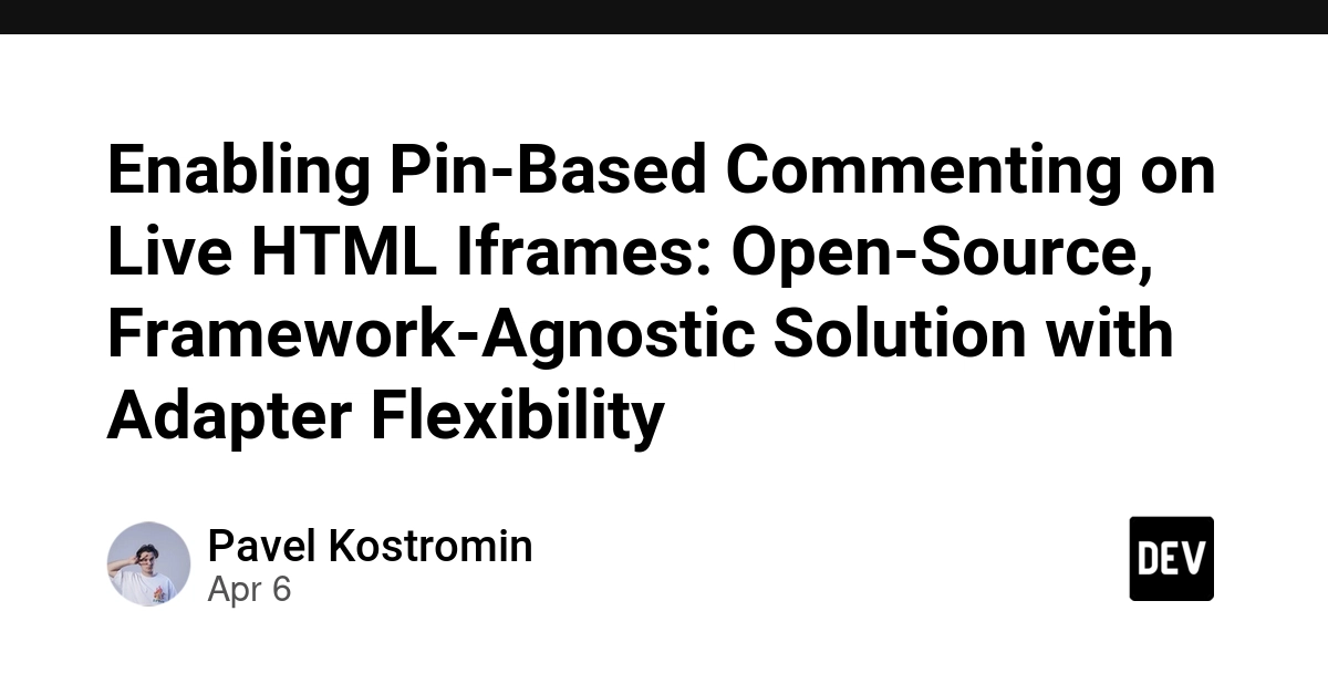 Washi: Giải pháp mã nguồn mở giúp bình luận dạng "ghim" chính xác trên iframe HTML