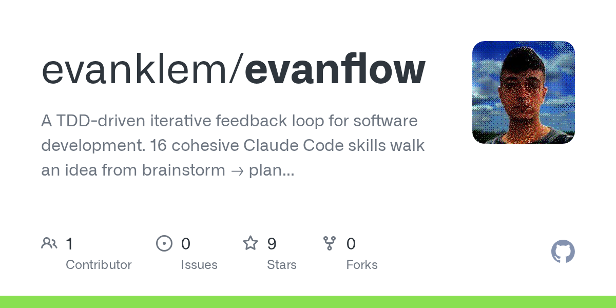 EvanFlow: Tối ưu hóa quy trình phát triển phần mềm với TDD và Claude Code