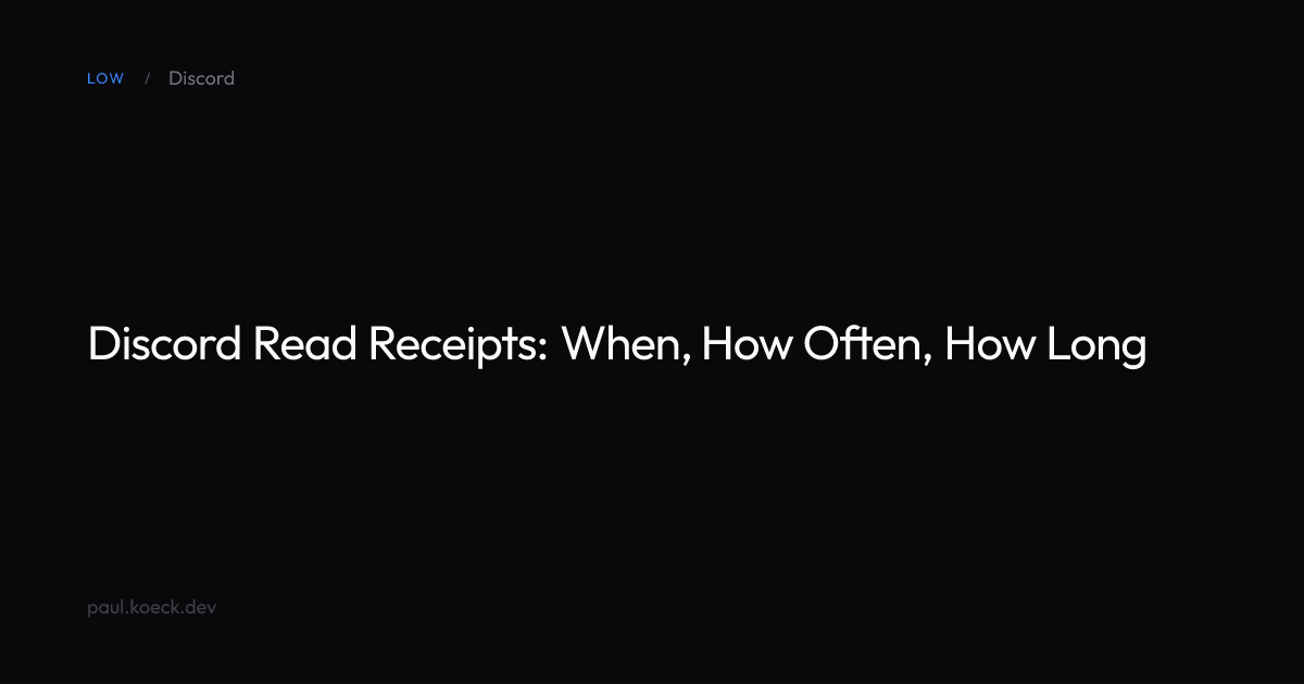Lỗ hổng bảo mật trên Discord: Cách theo dõi người đọc tin nhắn dù không có tính năng "Seen"