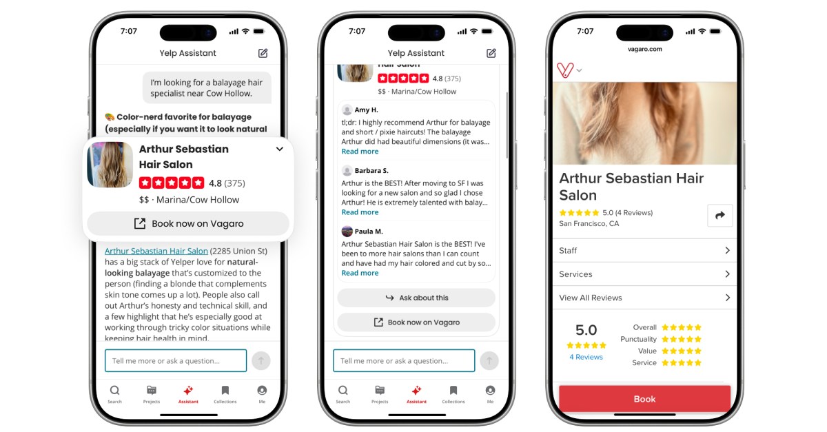 Yelp nâng cấp chatbot AI thành trợ lý ảo toàn năng, tập trung vào việc "làm được việc"