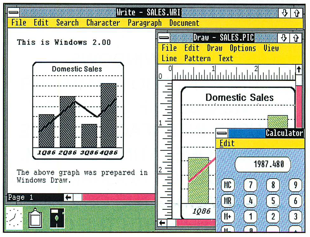 Build Windows 2.0 tháng 4 năm 1987