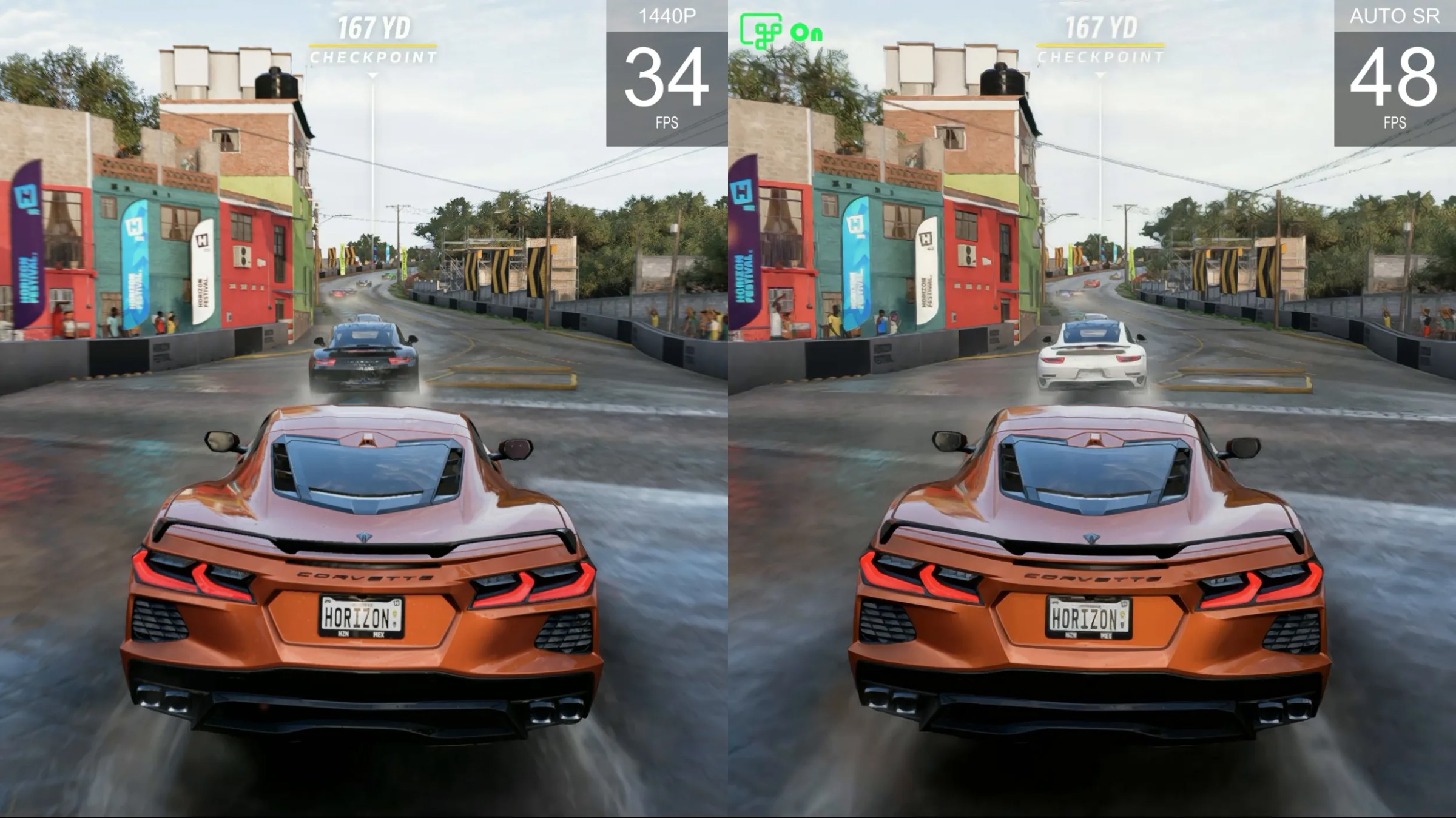 Auto SR cải thiện hình ảnh trong Forza Horizon 5