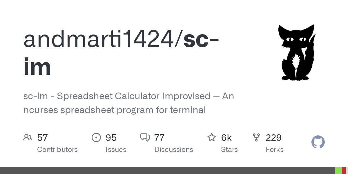 sc-im: Trình bảng tính mạnh mẽ phong cách Vim trên Terminal