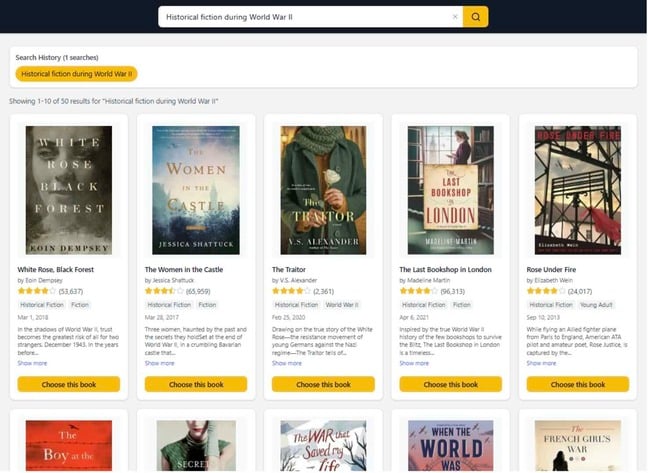 Thiết lập giao diện tìm kiếm trong thí nghiệm của Princeton