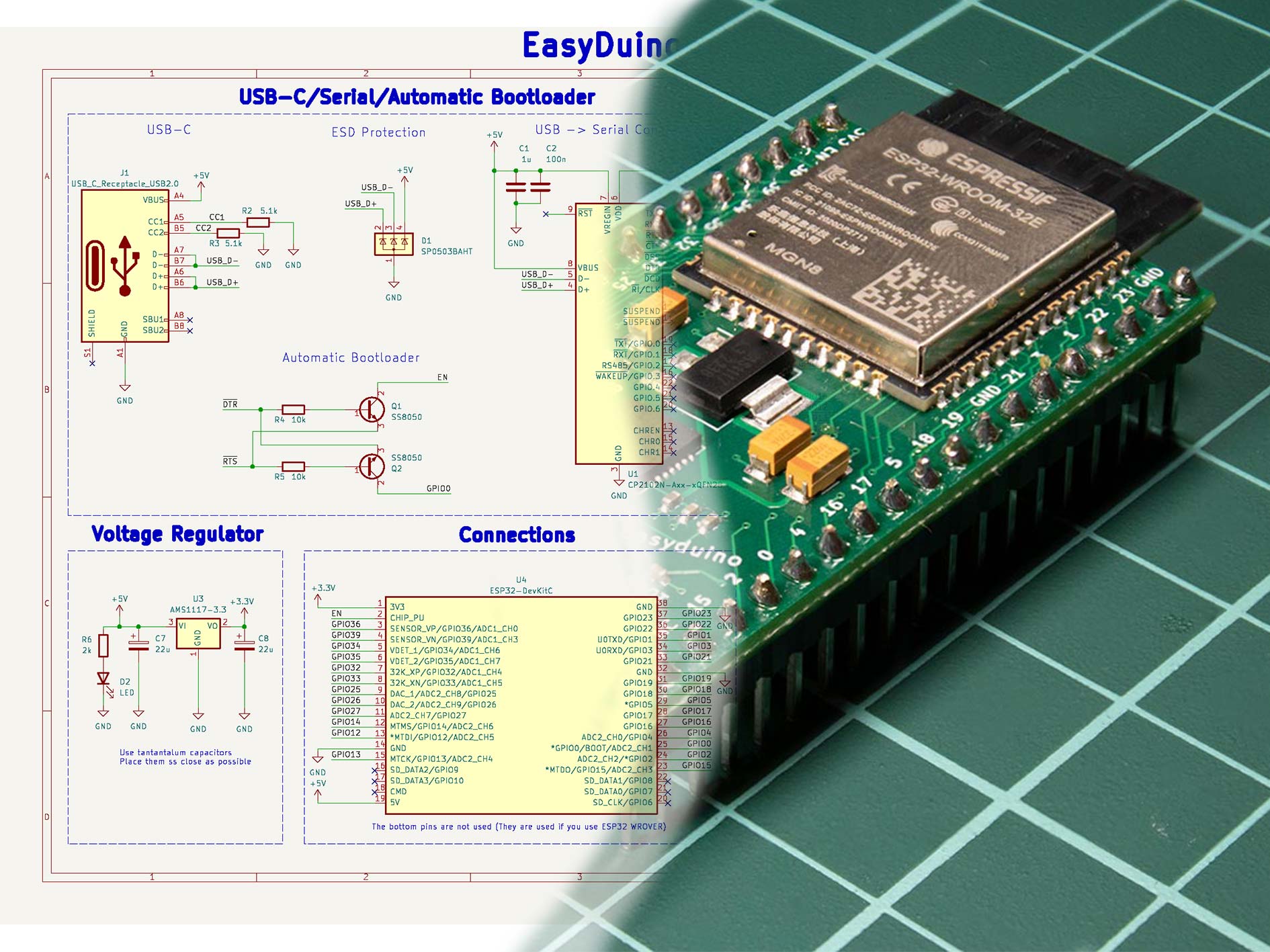 Bo mạch Easyduino ESP32