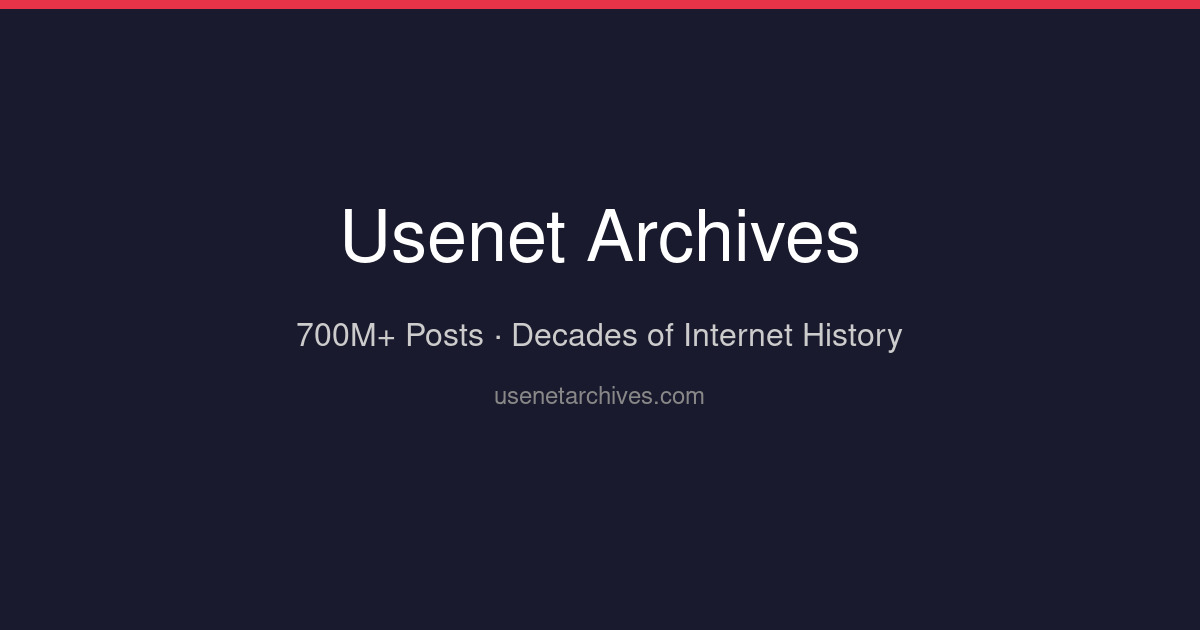 Usenet Archives: Hành trình tìm về quá khứ của Internet và các thảo luận kỹ thuật