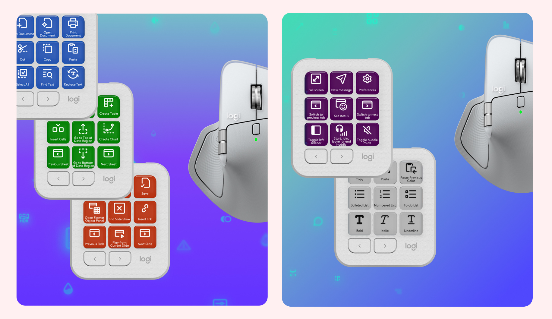Tùy biến các nút bấm để điều khiển Word, Excel, PowerPoint và Notion