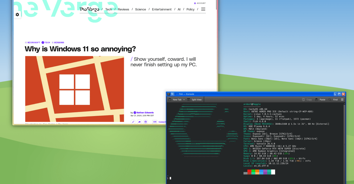 Ba tháng dùng Linux làm máy chính: Tôi hoàn toàn không nhớ Windows
