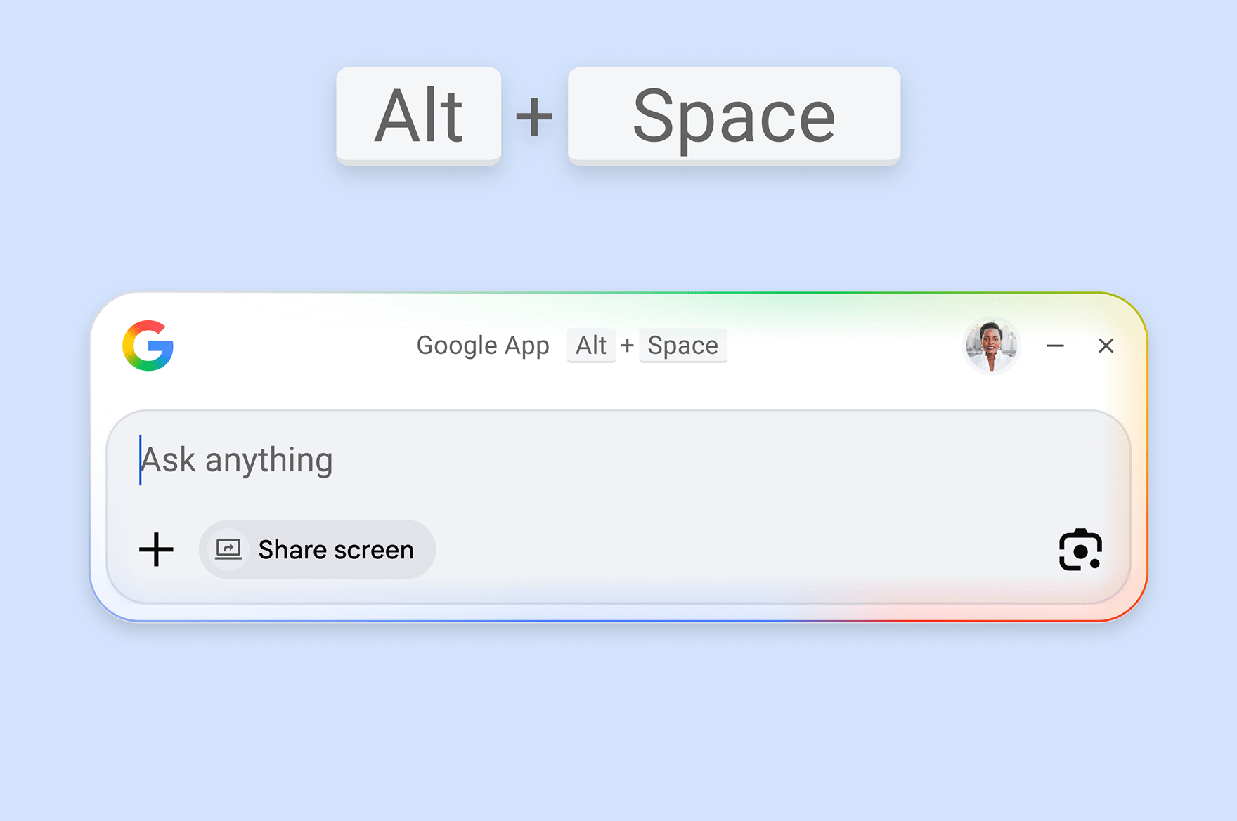 Giao diện ứng dụng Google Desktop trên Windows