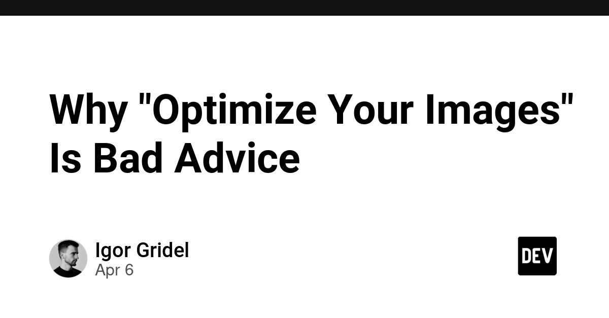 Tại sao lời khuyên "Tối ưu hóa hình ảnh" lại thiếu sót và cách Image Audit giải quyết vấn đề