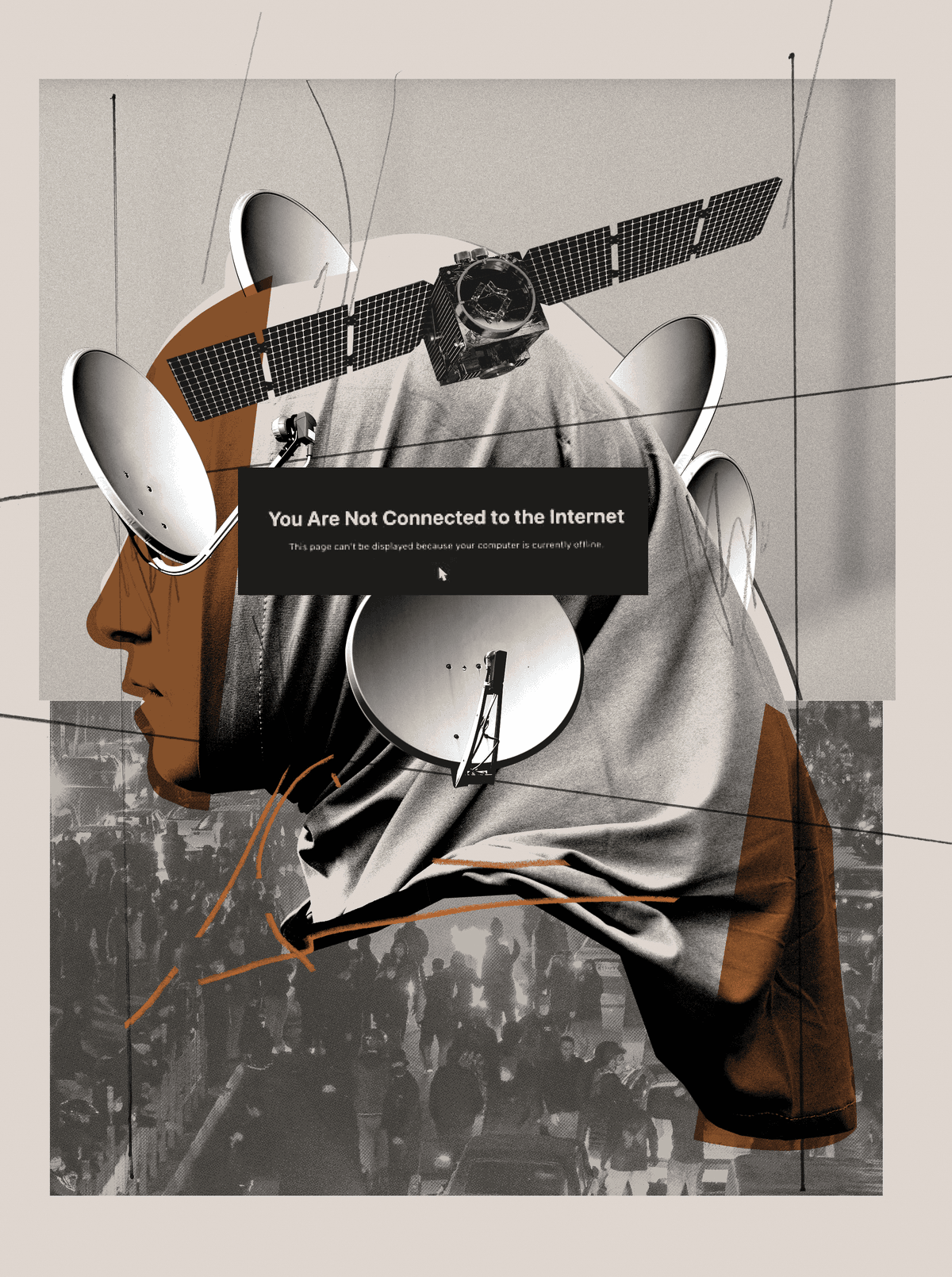 Mô tả tình hình phong tỏa và vệ tinh