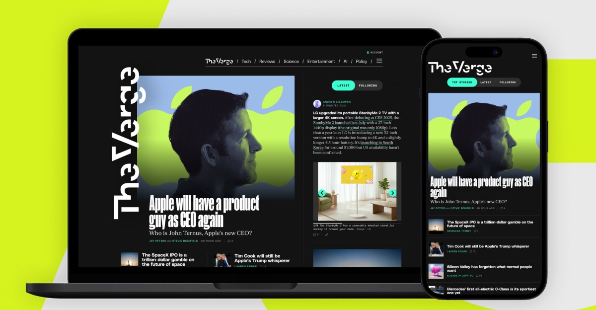 Sự tiến hóa tiếp theo của trang chủ The Verge: Giao diện mới được thiết kế lại hoàn toàn