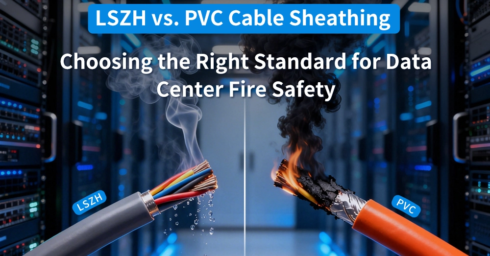 LSZH và PVC trong lớp vỏ cáp: Lựa chọn phù hợp để đảm bảo an toàn cháy nổ cho trung tâm dữ liệu