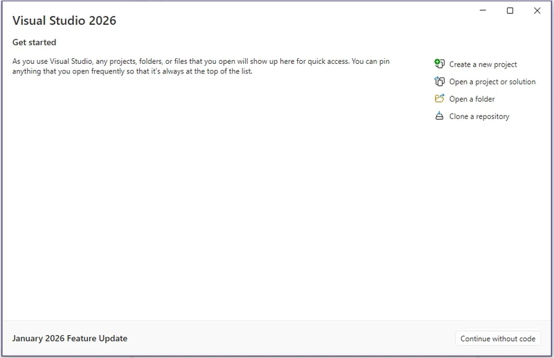 Tạo dự án mới trong Visual Studio