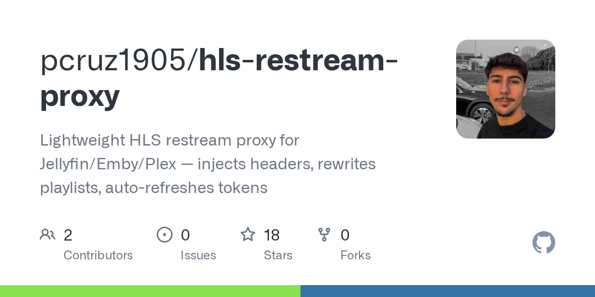 HLS Restream Proxy: Công cụ đưa luồng thể thao miễn phí vào Jellyfin không quảng cáo