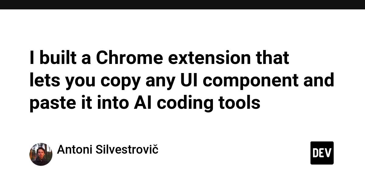 Pluck: Tiện ích mở rộng Chrome giúp sao chép thành phần UI và dán vào công cụ lập trình AI