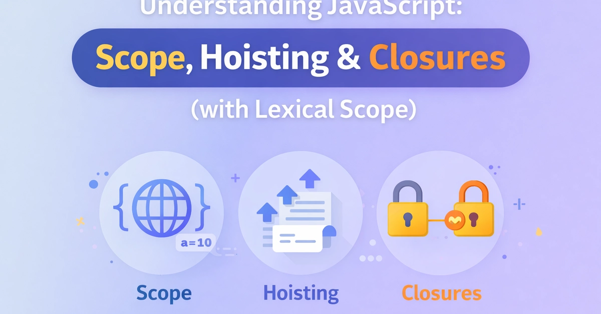 Nắm vững JavaScript: Khám phá Scope, Hoisting và Closures