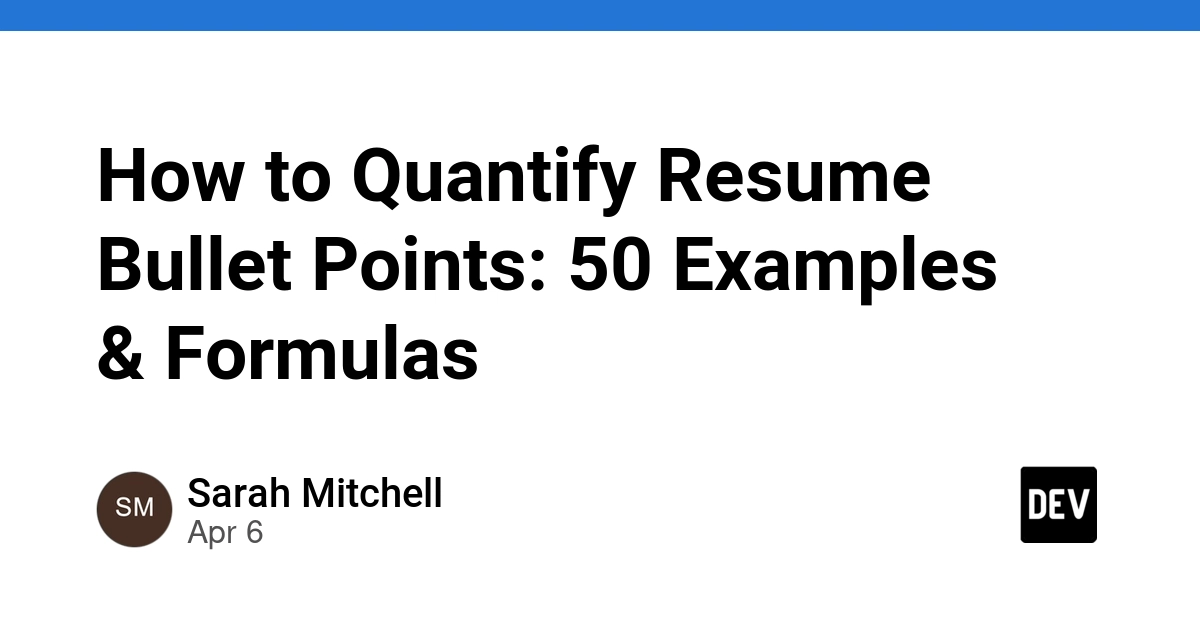 Cách Viết CV Công Nghệ Ấn Tượng Với Con Số: 50 Ví dụ và Công Thức