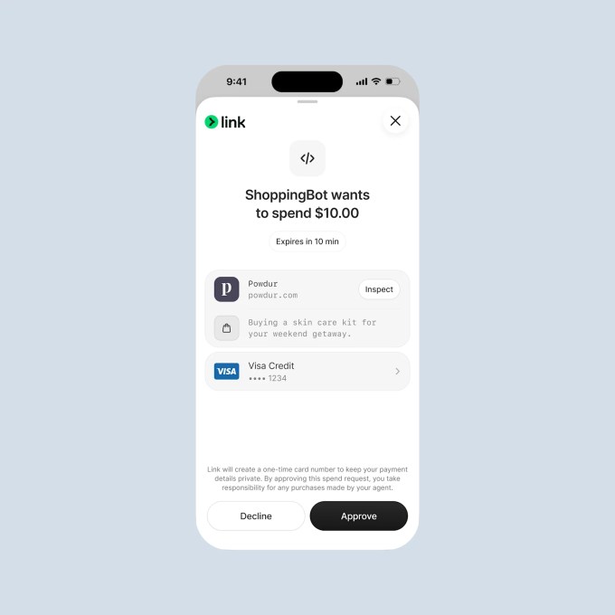 Giao diện yêu cầu và phê duyệt chi tiêu trên Link