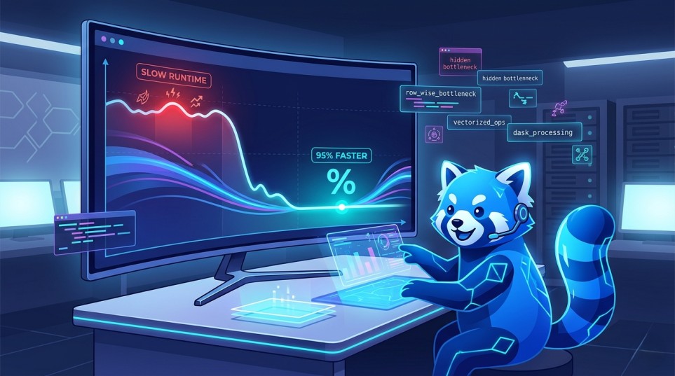 Tối ưu hóa Pandas: Cách giảm 95% thời gian chạy và những sai lầm phổ biến