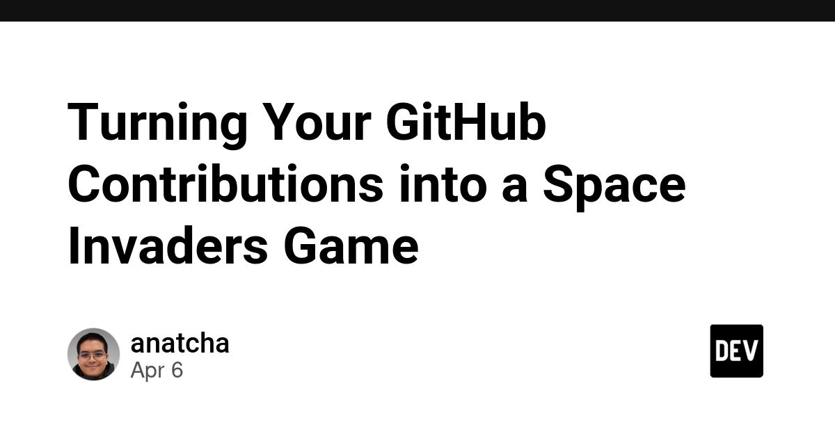 GitInvaders: Biến lịch sử commit GitHub của bạn thành game bắn súng