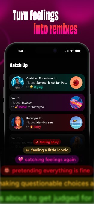 Giao diện demo ứng dụng trên iOS