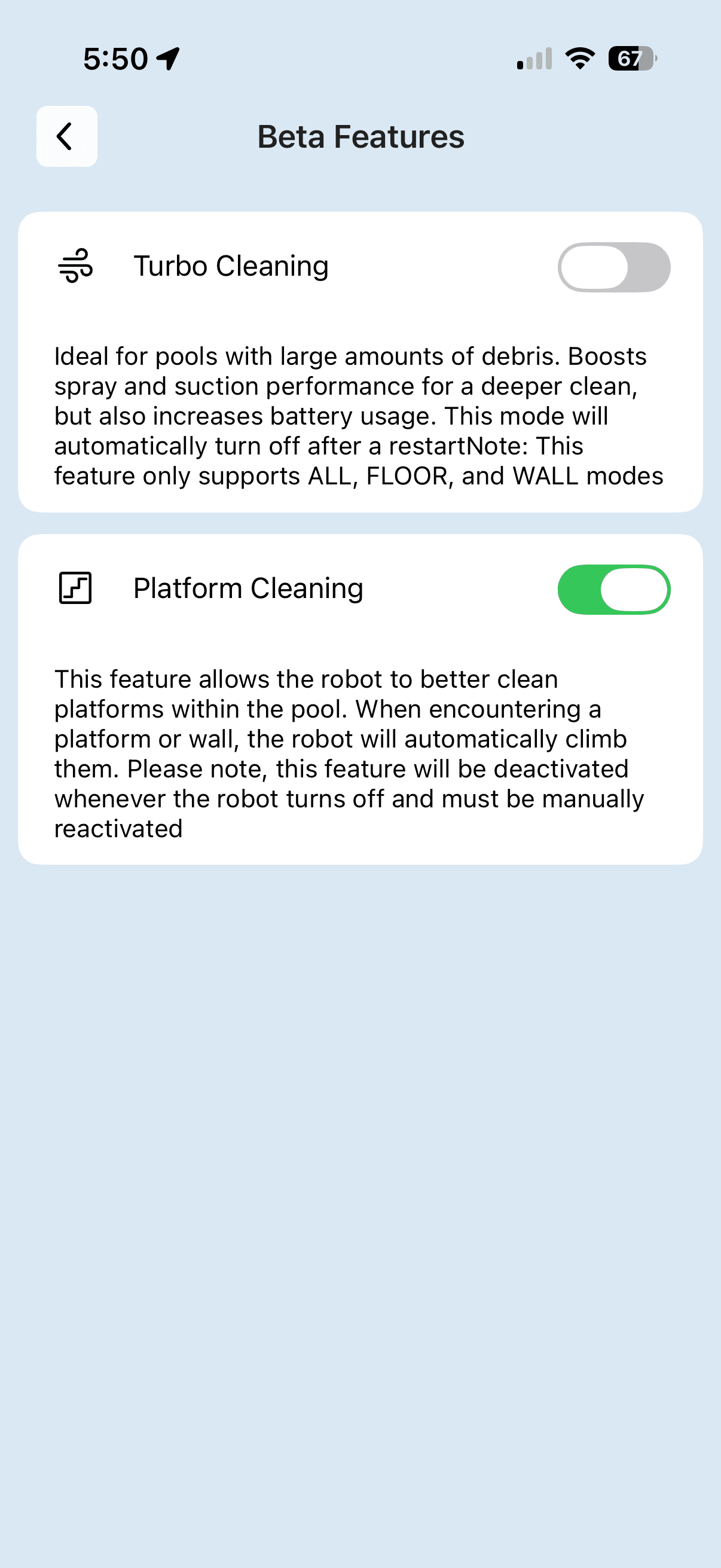 Giao diện ứng dụng Spino