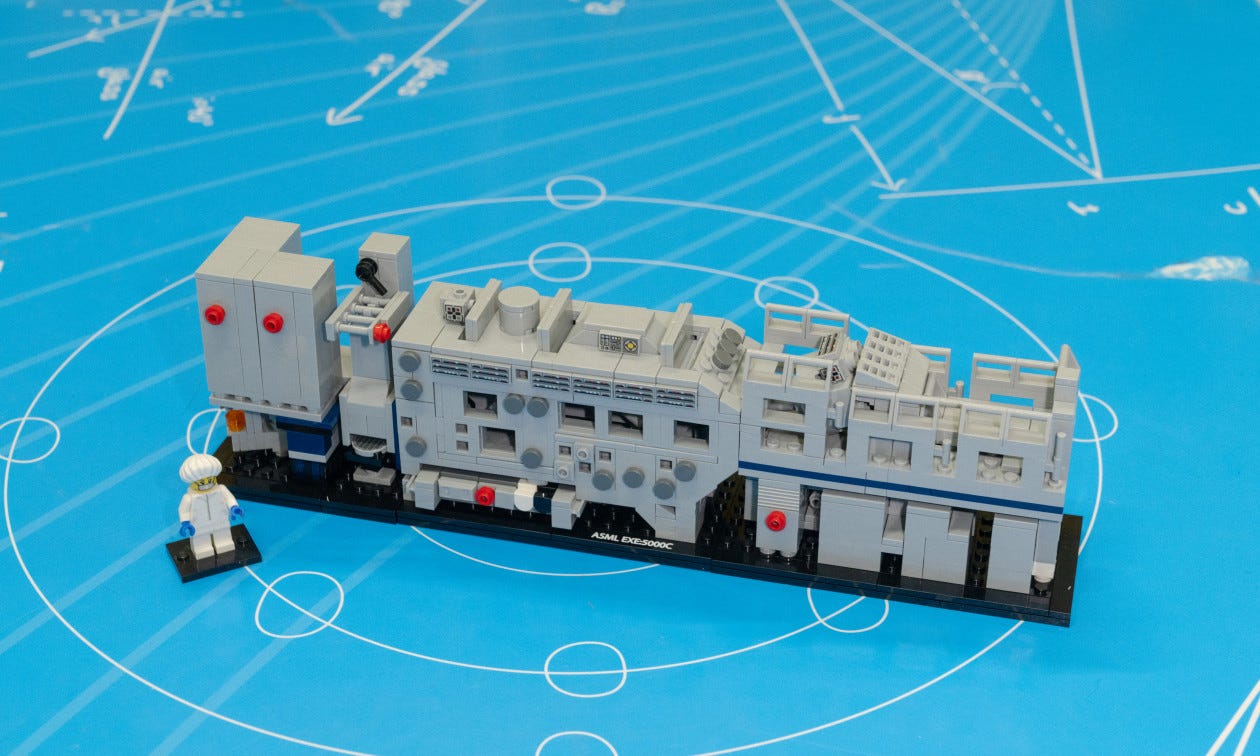 Bộ mô hình Lego của máy ASML