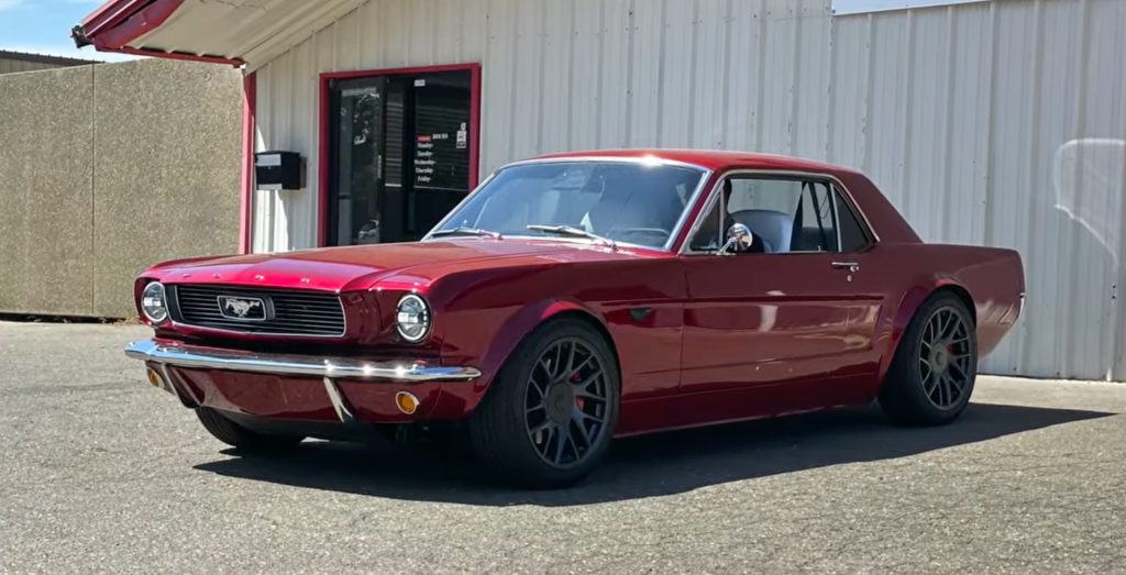 Chiếc Mustang 1966 sau khi chuyển đổi