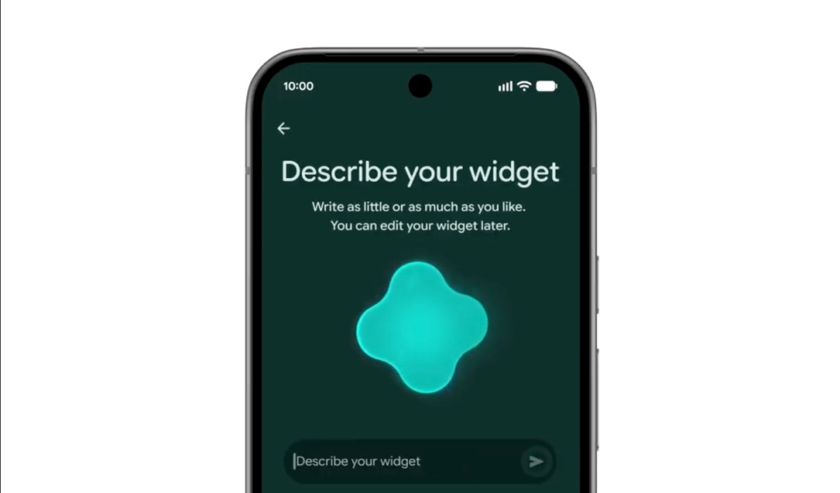 Google giới thiệu tính năng "Create My Widget": Tự tạo widget bằng ngôn ngữ tự nhiên trên Android