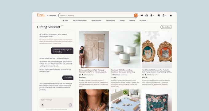 Etsy Gift Assistant