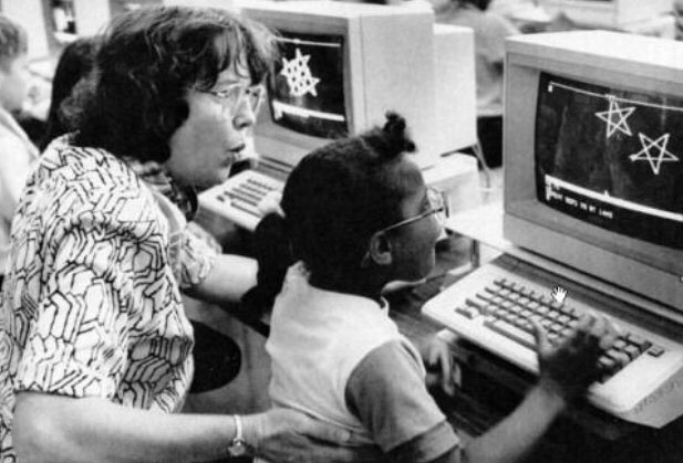 Apple II trong lớp học