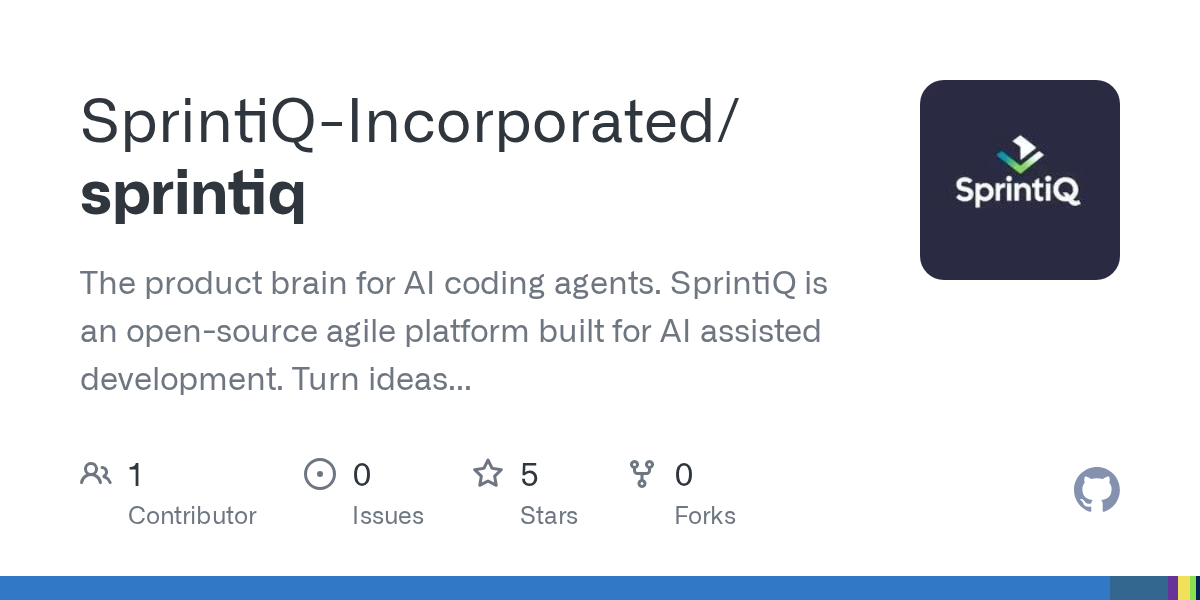 SprintiQ – Giải pháp lập kế hoạch Sprint mã nguồn mở tích hợp với Claude Code