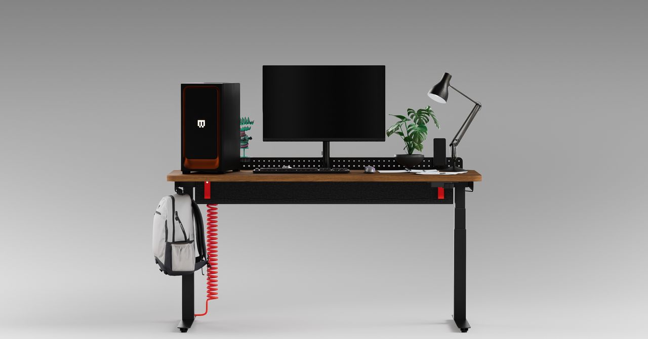 Herman Miller Coyl: Bàn đứng chuyên dụng cho game thủ với thiết kế dây cáp xoắn độc đáo
