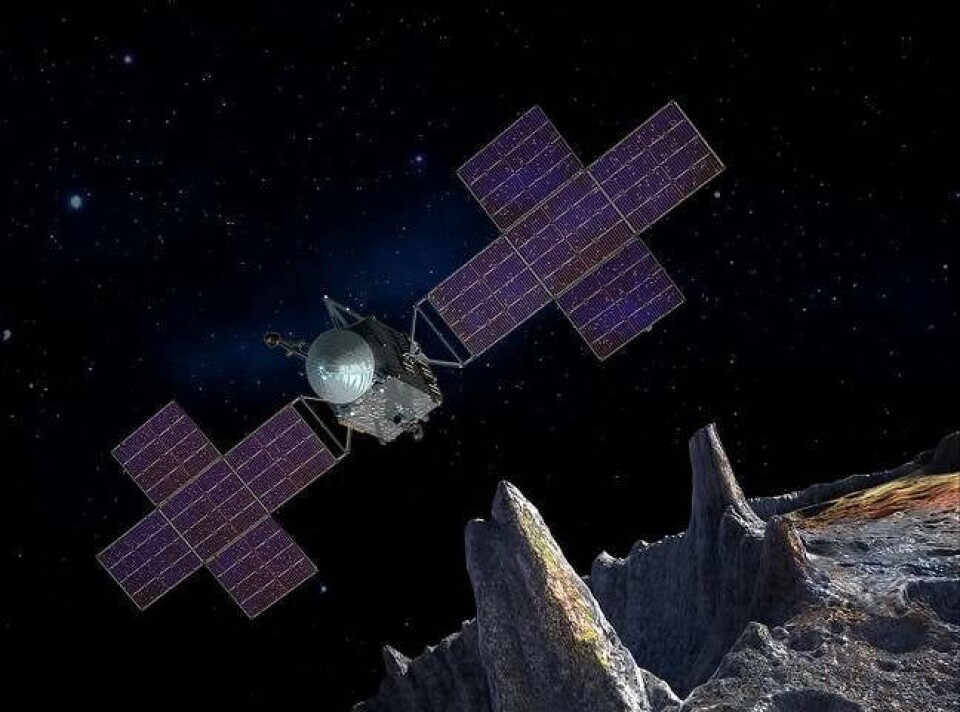 Mô phỏng tàu vũ trụ Psyche của NASA