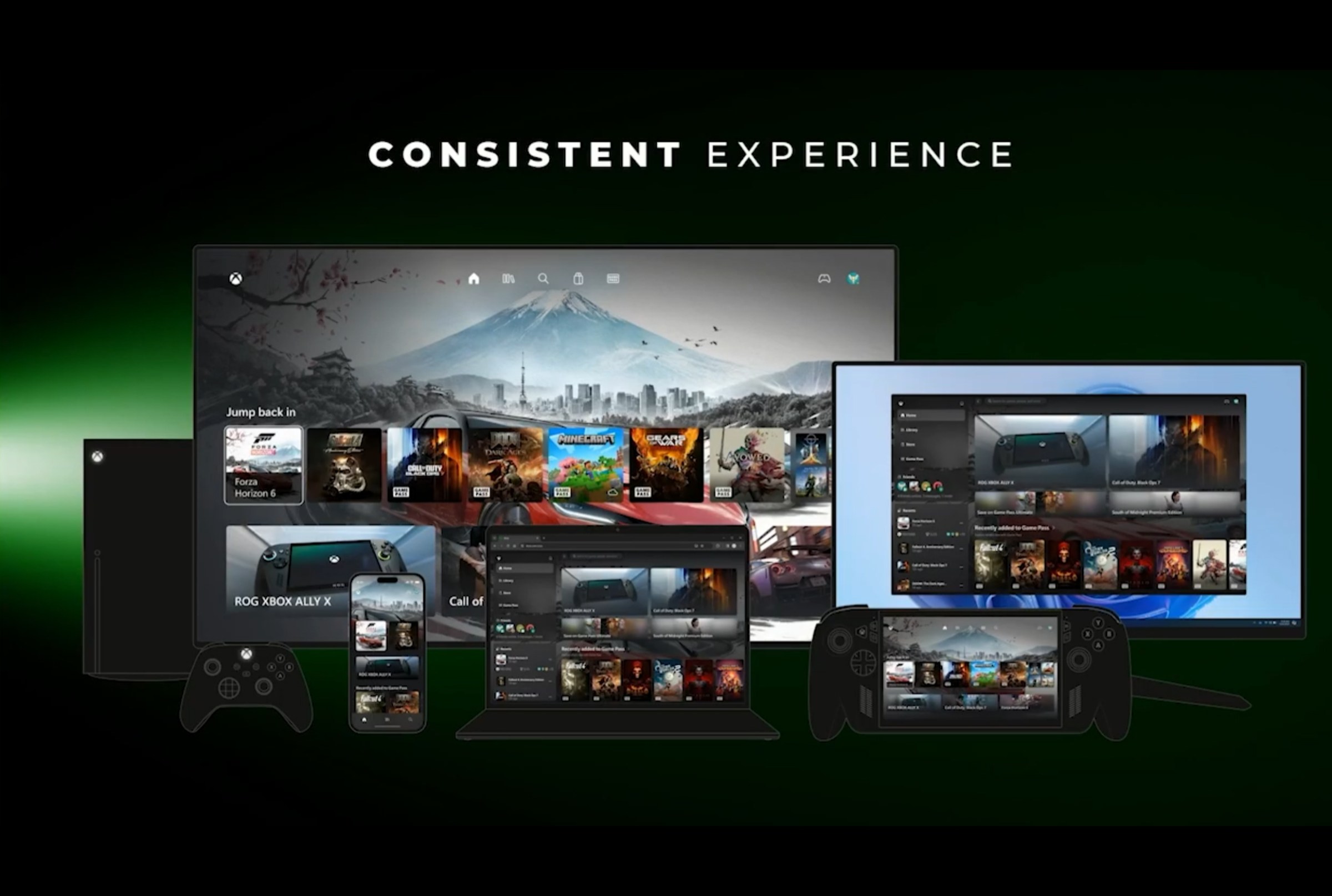 Giao diện Xbox mới