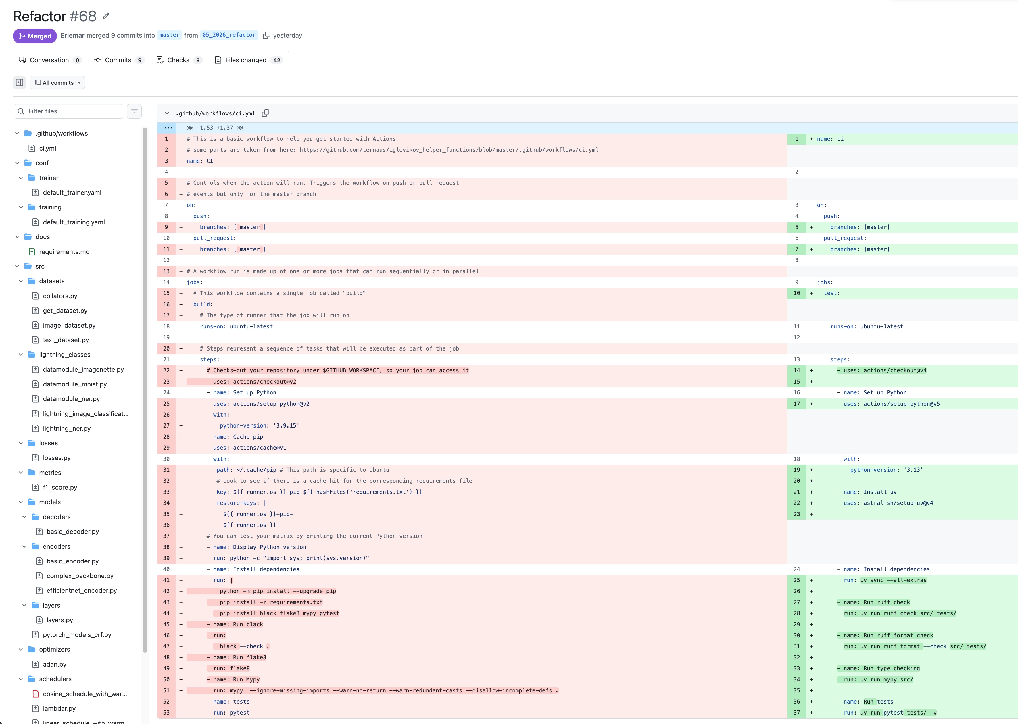 Quá trình tái cấu trúc mã nguồn và cập nhật dependencies
