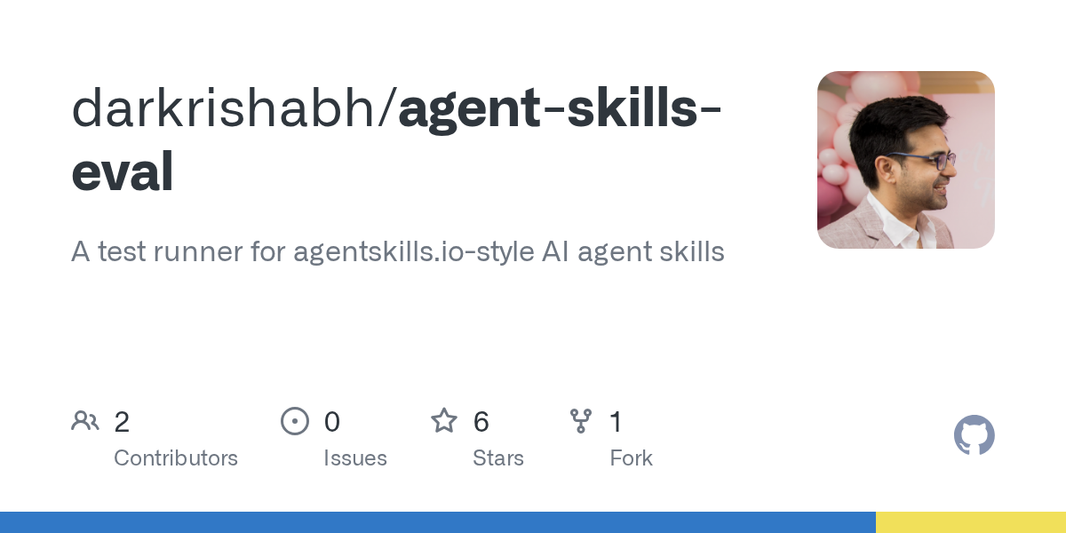 Agent-skills-eval: Công cụ kiểm thử đánh giá hiệu quả thực tế của Agent Skills