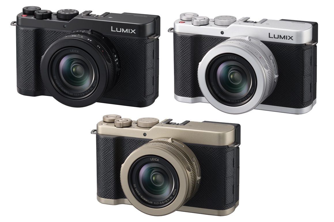 Máy ảnh Panasonic Lumix L10 với các tùy chọn màu sắc khác nhau