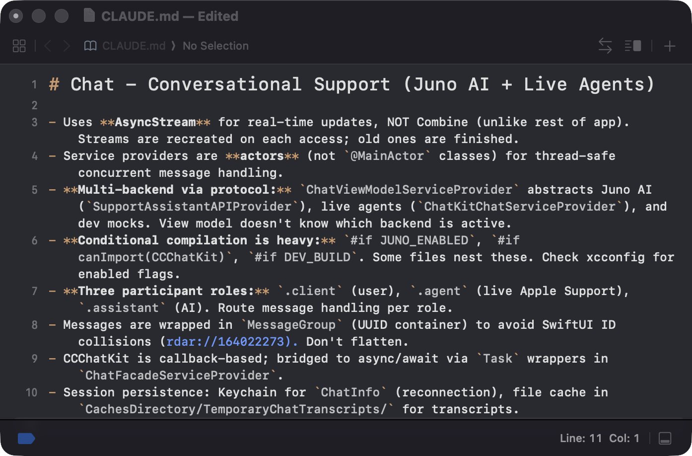 Apple vô tình để lộ file cấu hình Claude trong ứng dụng Apple Support